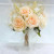 Pink, Ships From: China - Non-Fading Artificial Rose Realistic Reusable Wedding Artificial Rose Bouquet With Ribbon Bowknot Green Leaves Elegant By WTB
