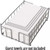 Elegant Silver Guest Towel Caddy - 8.25"H X 5"W X 2.25"D (1 Pc.) - Space-Saving, Premium Metal Design - Perfect For Events