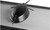 Zilla Low Profile Reptile Terrarium Fixtures Single,Black