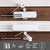 Brinks Commercial - Heavy Duty Residential Door Closer, White Finish - Size 3 With A 155-Degree Opening Range And Adjustable Closing Speed
