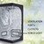 2In1 Grow Tent For Indoor Growing (60Cm X60Cm X90Cm) 600D Grow Tent - High Reflective Mylar - Heavy Duty Frame - All-In-1 Waterproof Floor Tray - Ideal For Hydroponics Indoor Plant Growing