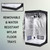2In1 Grow Tent For Indoor Growing (60Cm X60Cm X90Cm) 600D Grow Tent - High Reflective Mylar - Heavy Duty Frame - All-In-1 Waterproof Floor Tray - Ideal For Hydroponics Indoor Plant Growing
