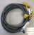Mont Alpi Mangk Liquid Propane To Natural Gas Grill Conversion Kit With Regulator And 10 Foot Hose For Outdoor Grill Griddle And Pizza Oven