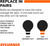 Sylvania - 194 T10 W5W Led White Mini Bulb - Bright Led Bulb, Ideal For Interior Lighting - Map, Dome, Cargo And License Plate (Contains 2 Bulbs)