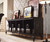 Bellagio Transitional Black Crocodile Lacquer Buffet By Vig Vgunrc107 240