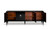 Bellagio Transitional Black Crocodile Lacquer Buffet By VIG
