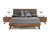 Nova Domus Soria Mid Century Grey Walnut Bedroom Set By Vig Vgmasoria Set