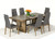 Modrest Cologne Modern White Wash Oak Dining Table By VIG