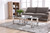 Modrest Valiant Modern Glass & Stainless Steel Coffee Table By VIG