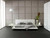 Queen Opal White Gloss Japanese Style Platform Bed With Nightstands By Vig Vgkcopal Wht Q