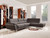 Divani Casa Navarro Modern Brown Fabric Sectional Sofa W Right Facing Chaise By Vig Vgmb 1612 Raf