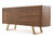 Modrest Finley Mid-Century Walnut & Gold Buffet By VIG