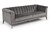 Divani Casa Jeremy Modern Grey Velvet Sofa By VIG