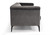 Divani Casa Jeremy Modern Grey Velvet Sofa By VIG
