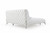 Eastern King Modrest Legend Modern White Bonded Leather Bed By VIG