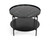 Modrest Randal Modern Round Black Metal Coffee Table By Vig Vglbcomp Cf60 02