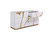 Modrest Aspen Modern White & Gold Dresser By VIG
