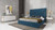 Modrest Adonis - Modern Blue Fabric Bed By VIG