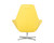 Modern Kenora - Modern Yellow Eco-Leather Accent Chair By VIG