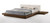 Modrest Tokyo Eastern King Contemporary Walnut And White Platform Bed By Vig Vgmabr 90 Wal Wht Ek