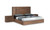Nova Domus Asus - Eastern King Italian Modern Walnut Bedroom Set By VIG