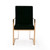 Modrest Trea Modern Black Velvet Rosegold Dining Chair By Vig Vgvcb0298A Blk Dc