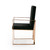 Modrest Trea - Modern Black Velvet & Rosegold Dining Chair By VIG