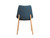 Modrest Chrissy - Modern Blue Fabric Dining Chair (Set Of 2) By VIG