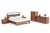 California King Nova Domus Berlin - Modern Walnut Bed By VIG