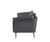 Divani Casa Cody - Modern Dark Grey Fabric Sofa By VIG