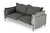 Divani Casa Mars Modern Grey Dark Grey Fabric Sofa By Vig Vgcf591 Dkgry S