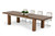 Modrest Maxi - Modern Walnut & Stainless Steel Dining Table By VIG