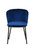 Modrest Bessie Modern Blue Velvet Dining Chair Set Of 2 By Vig Vgfh139131 Blu Dc