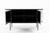 Modrest Hobart - Modern Beige Fabric & Black Metal Buffet By VIG