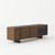 Modrest Glencoe Modern Walnut Grey Glass Buffet By Vig Vgbbmk2005Sb Buff