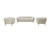 Divani Casa Stella Transitional Beige Velvet Sofa Set By Vig Vgca2020 Beige Set