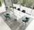 Modrest Latrobe - Modern Extendable Quartz Stone & Glass Dining Table By VIG