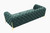 Divani Casa Quincey - Transitional Emerald Green Velvet Sofa By VIG