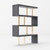 Modrest Maze - Elm Grey & Gold Bookcase By VIG