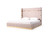 Modrest Sterling - California King Modern Beige + Rose Gold Bed + Nightstands By VIG
