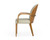 Modrest Rexford Modern Taupe & Walnut Dining Armchair By VIG