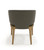 Modrest Baskin Brown And Walnut Arm Dining Chair By Vig Vgcs Ach 21093
