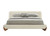 Modrest Fleury - Contemporary Cream Fabric And Walnut Bed By VIG