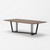 Modrest Gilroy - Modern Walnut And Black Dining Table By VIG