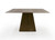 Modrest Cora- Modern Walnut And Black Tempered Glass Dining Table By VIG