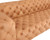 Divani Casa Dexter - Transitional Camel Full Italian Leather Tufted Sofa By VIG