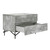 Nova Domus Aria - Italian Modern Multi Grey With Texture Nightstand By VIG
