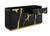Modrest Aspen - Modern Black And Gold Dresser By VIG