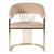 Modrest Linda Modern Beige Velvet And Gold Dining Chair By Vig Vgza Y429 Bei Dc