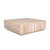 Nova Domus Roma - Modern Faux Travertine Square Coffee Table By VIG